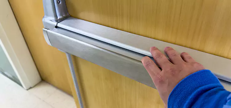 Installing a Push Bar on a Door Pawtucket
